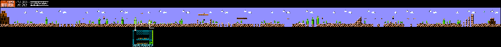 Thumbnail for a map of World 8 8-1 for the NES game All Night Nippon Super Mario Bros..
