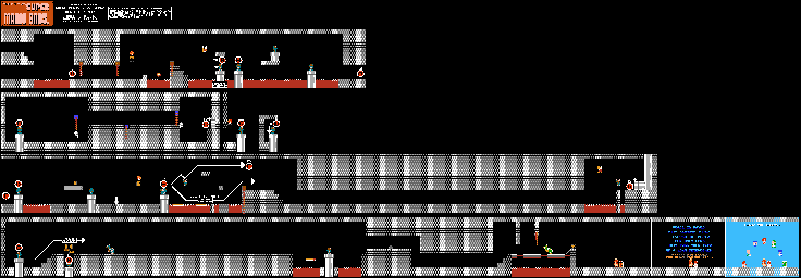 Thumbnail for a map of World 8 8-4 for the NES game All Night Nippon Super Mario Bros..
