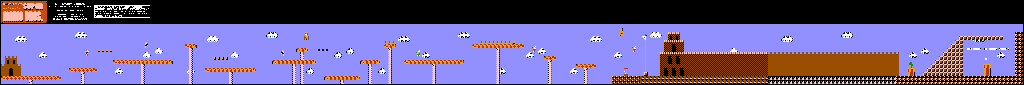 Thumbnail for a map of World A A-3 for the NES game All Night Nippon Super Mario Bros..