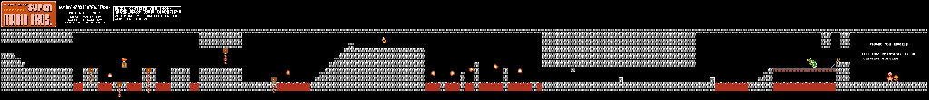 Thumbnail for a map of World A A-4 for the NES game All Night Nippon Super Mario Bros..