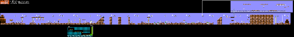 Thumbnail for a map of World B B-1 for the NES game All Night Nippon Super Mario Bros..