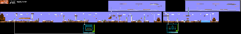 Thumbnail for a map of World D D-1 for the NES game All Night Nippon Super Mario Bros..