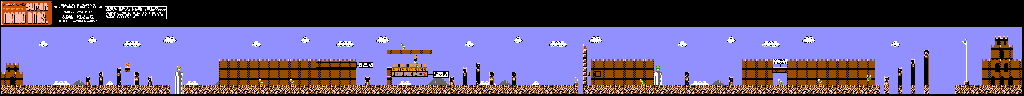 Thumbnail for a map of World D D-3 for the NES game All Night Nippon Super Mario Bros..