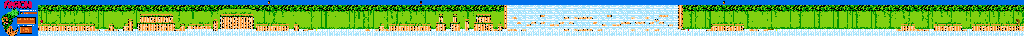 Thumbnail for a map of Zone 3-1: Are You Ready For Big River? for the NES game Amagon.