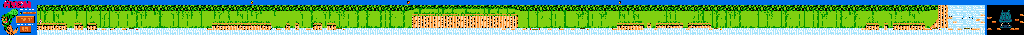 Thumbnail for a map of Zone 3-2: Get As Many Bullets As Possible. for the NES game Amagon.