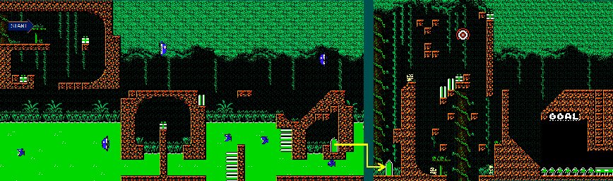 Thumbnail for a map of Amazon Act 2 for the NES game Armadillo.