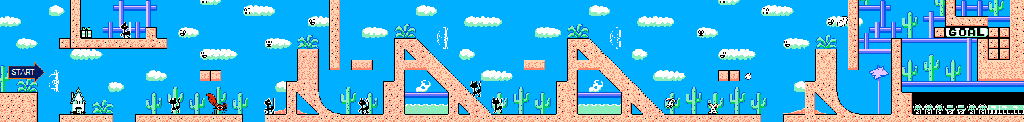 Thumbnail for a map of Las Vegas Act 1 for the NES game Armadillo.