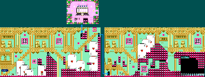Thumbnail for a map of Las Vegas Act 6 for the NES game Armadillo.