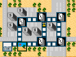 Thumbnail for a map of Las Vegas for the NES game Armadillo.