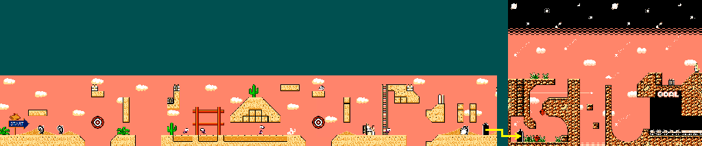 Thumbnail for a map of Mexico Act 1 for the NES game Armadillo.