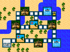 Thumbnail for a map of Mexico for the NES game Armadillo.