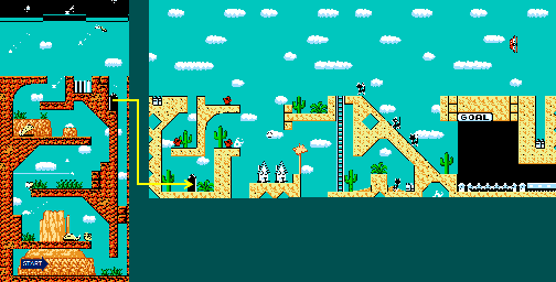 Thumbnail for a map of Monument Valley Act 2 for the NES game Armadillo.