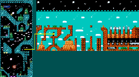 Thumbnail for a map of Monument Valley Act 3 for the NES game Armadillo.