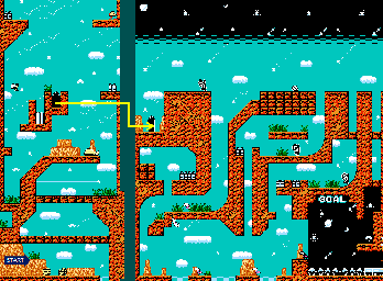 Thumbnail for a map of Monument Valley Act 6 for the NES game Armadillo.