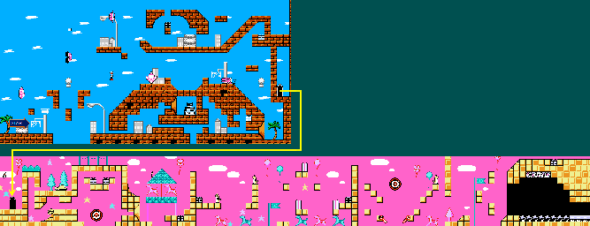 Thumbnail for a map of New York Act 1 for the NES game Armadillo.
