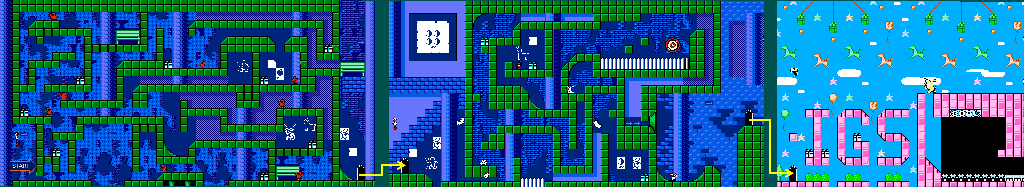 Thumbnail for a map of New York Act 5 for the NES game Armadillo.