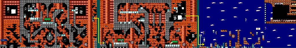Thumbnail for a map of New York Act 6 for the NES game Armadillo.