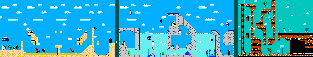 Thumbnail for a map of San Francisco Act 1 for the NES game Armadillo.