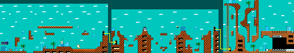 Thumbnail for a map of San Francisco Act 4 for the NES game Armadillo.