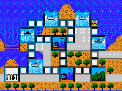 Thumbnail for a map of San Francisco for the NES game Armadillo.
