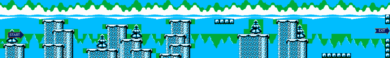Thumbnail for a map of Act 2-1: Helvetia for the NES game Asterix.