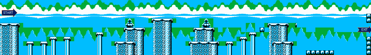Thumbnail for a map of Act 2-2: Helvetia for the NES game Asterix.