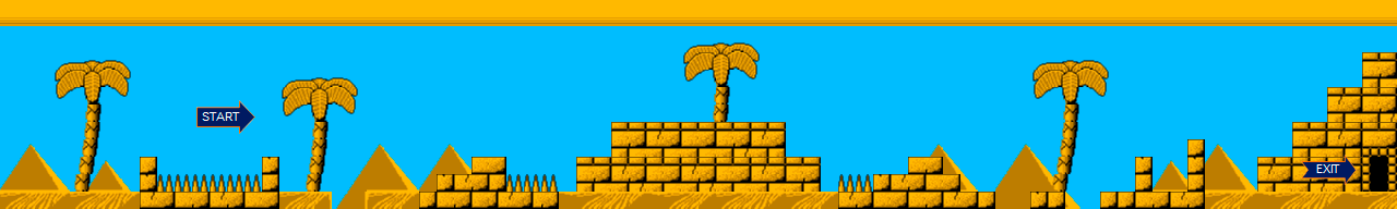 Thumbnail for a map of Act 3-1: Egypt for the NES game Asterix.