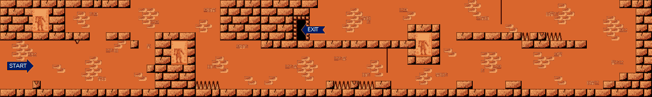 Thumbnail for a map of Act 3-3: Egypt for the NES game Asterix.