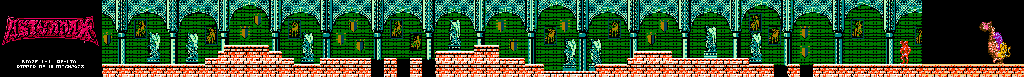 Thumbnail for a map of Stage 1 Area 1 for the NES game Astyanax.