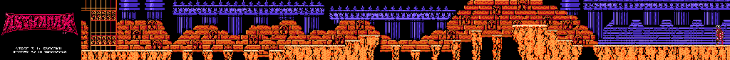 Thumbnail for a map of Stage 3 Area 1 for the NES game Astyanax.