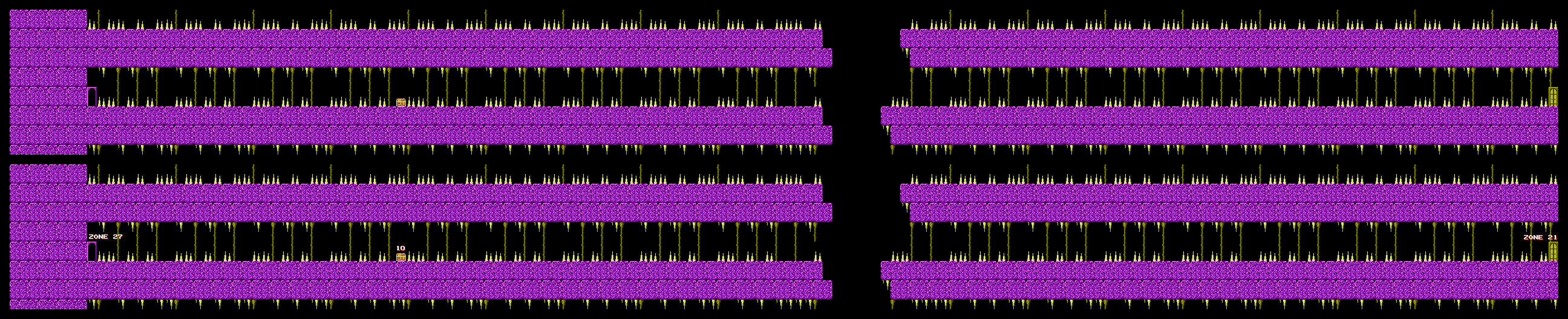 Thumbnail for a map of Zone 23 for the NES game Atlantis no Nazo.