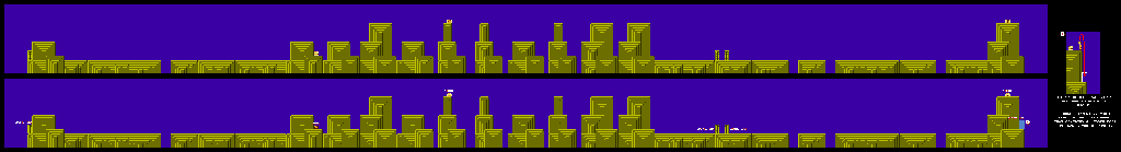 Thumbnail for a map of Zone 27 for the NES game Atlantis no Nazo.