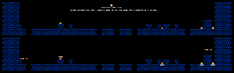 Thumbnail for a map of Zone 28 for the NES game Atlantis no Nazo.