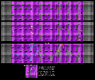 Thumbnail for a map of Zone 80 for the NES game Atlantis no Nazo.
