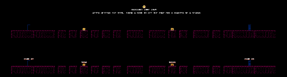 Thumbnail for a map of Zone 86 for the NES game Atlantis no Nazo.