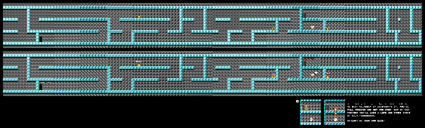 Thumbnail for a map of Zone 87 for the NES game Atlantis no Nazo.