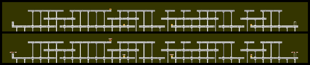 Thumbnail for a map of Zone 92 for the NES game Atlantis no Nazo.