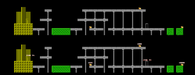 Thumbnail for a map of Zone 95 for the NES game Atlantis no Nazo.