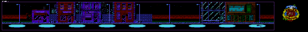 Thumbnail for a map of Stage 1 for the NES game Attack Of The Killer Tomatoes.