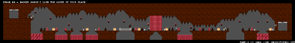 Thumbnail for a map of Boomer Doesn't Like The Looks Of This Place. for the NES game Baby Boomer.