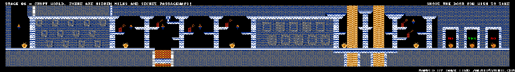 Thumbnail for a map of Crypt World for the NES game Baby Boomer.