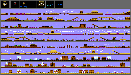 Thumbnail for a map of 1875 for the NES game Back To The Future II & III.