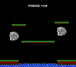 Thumbnail for a map of Phase-02 for the NES game Balloon Fight.