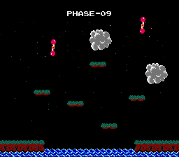 Thumbnail for a map of Phase-09 for the NES game Balloon Fight.