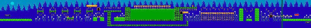 Thumbnail for a map of Level 2-3 for the NES game Banana Prince.