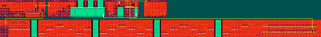 Thumbnail for a map of Level 4-3 for the NES game Banana Prince.