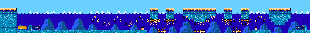 Thumbnail for a map of Level 6-1 for the NES game Banana Prince.