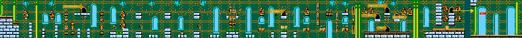Thumbnail for a map of Level 7-3 for the NES game Banana Prince.