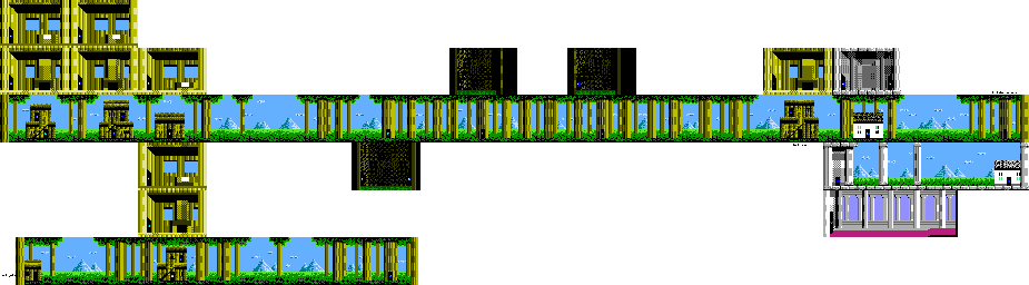 Thumbnail for a map of Arcadia for the NES game The Battle Of Olympus.