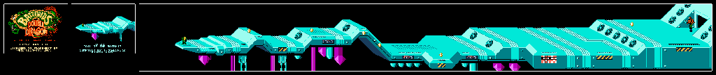 Thumbnail for a map of Level 1: Tail Of The Ratship for the NES game Battletoads & Double Dragon: The Ultimate Team.